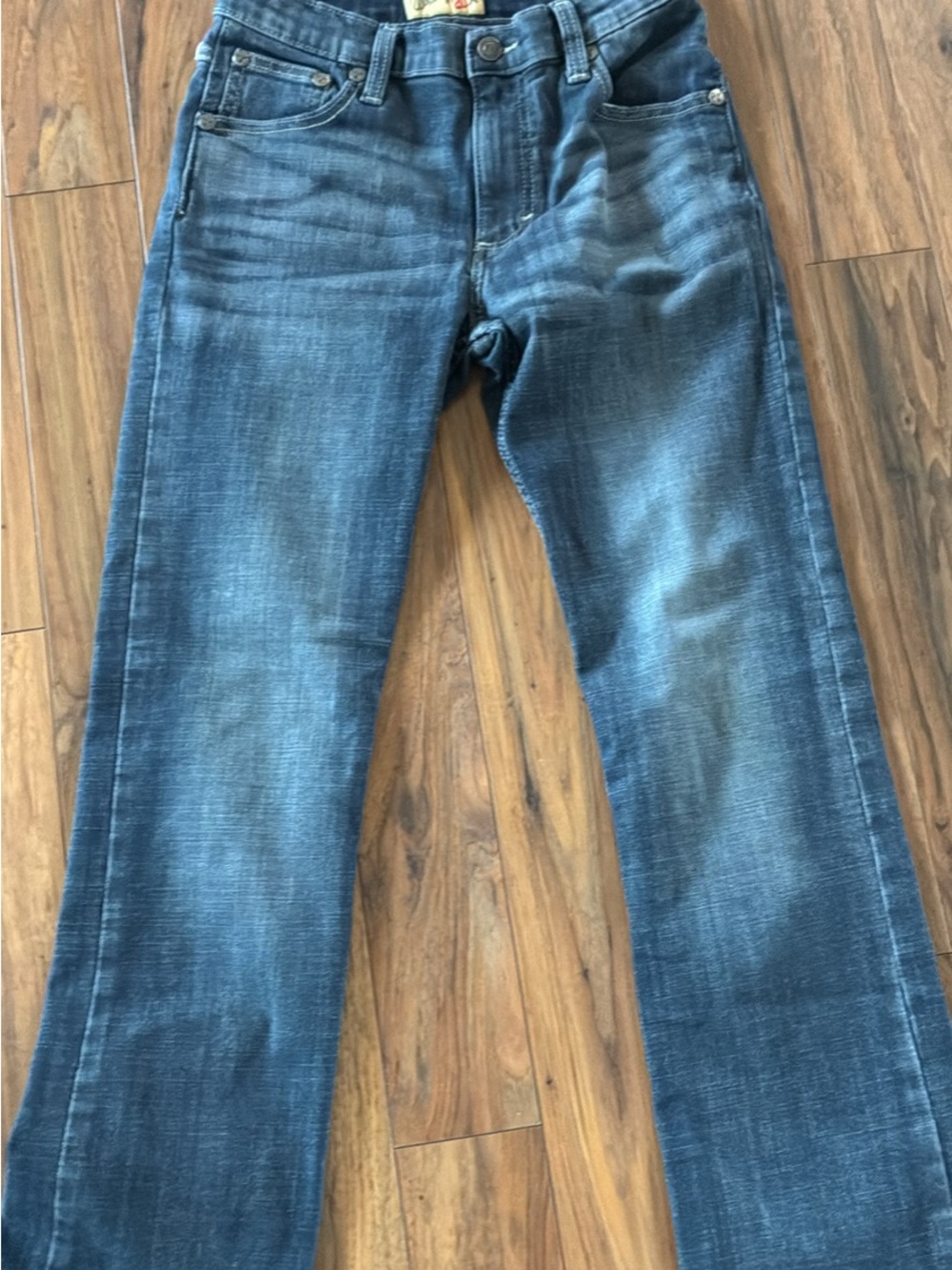 Wrangler Kids Blue Washed Straight Jeans